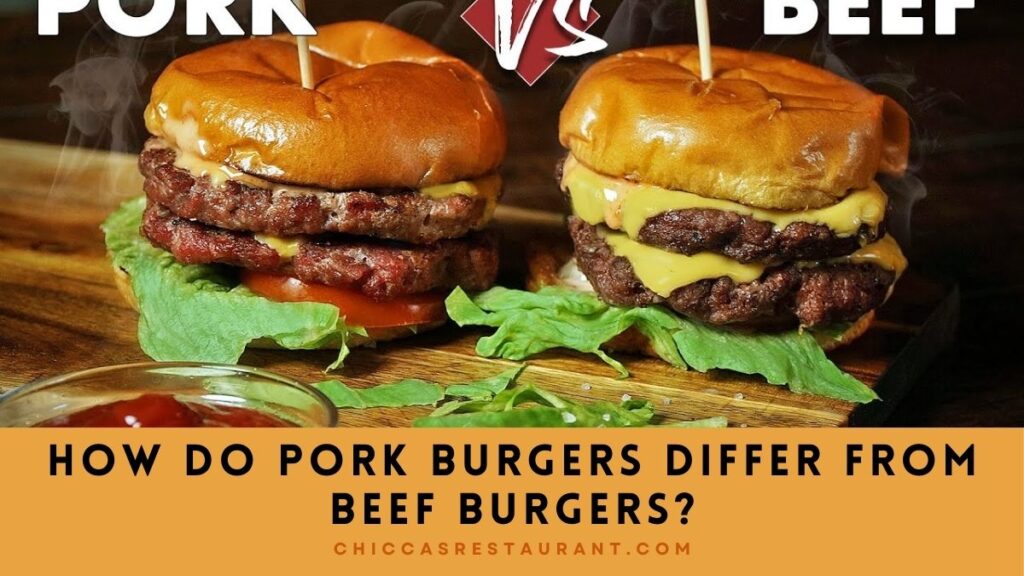 How Do Pork Burgers Differ From Beef Burgers